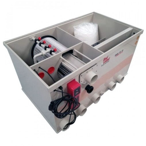 Комбинированный барабанный фильтр для пруда (УЗВ) AquaKing Red Label Combi Drum 20/25 Basic Model 2