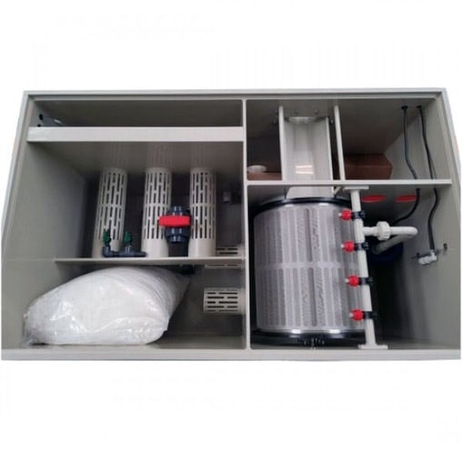 Комбинированный барабанный фильтр для пруда (УЗВ) AquaKing Red Label Combi Drum 20/25 Basic Model 2
