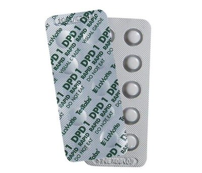 таблетки для измерения уровня cl - dpd 1 Lovibond (Германия) химия для бассейна
