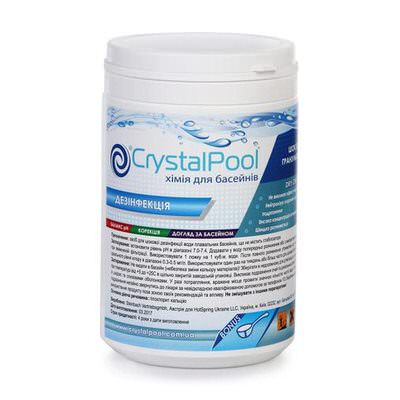 хлор-шок crystal pool dry chlorine granules - 1 кг Crystal Pool (Германия) химия для бассейна