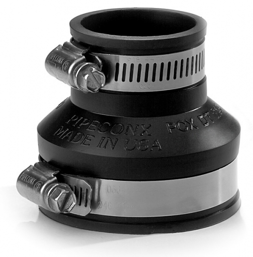 гибкая муфта-переходник pipeconx 63 х 50 mm Pipeconx (США) гибкие резиновые соединения