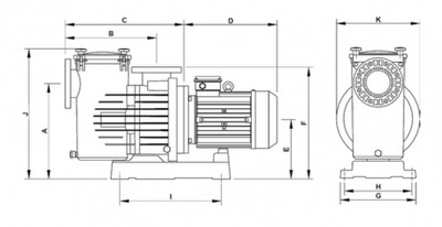 насос для бассейна saci magnus 4- 400,- 56 м3/час Saci (Испания) насосы для бассейна