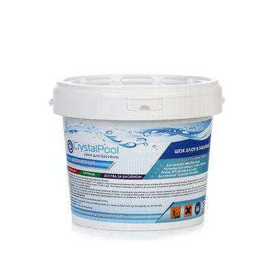 хлор-шок crystal pool quick chlorine tablets - 5 кг (20 гр.) Crystal Pool (Германия) химия для бассейна