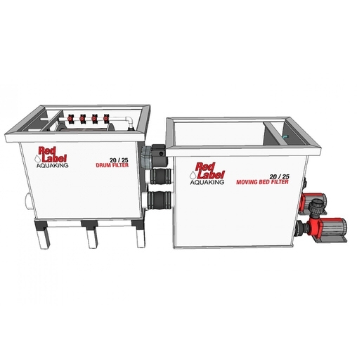 биологический фильтр для пруда (узв) aquaking red label moving bed filter 20/25 AquaKing (Нидерланды) барабанные фильтры