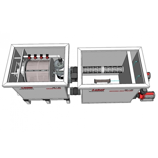 биологический фильтр для пруда (узв) aquaking red label moving bed filter 20/25 AquaKing (Нидерланды) барабанные фильтры