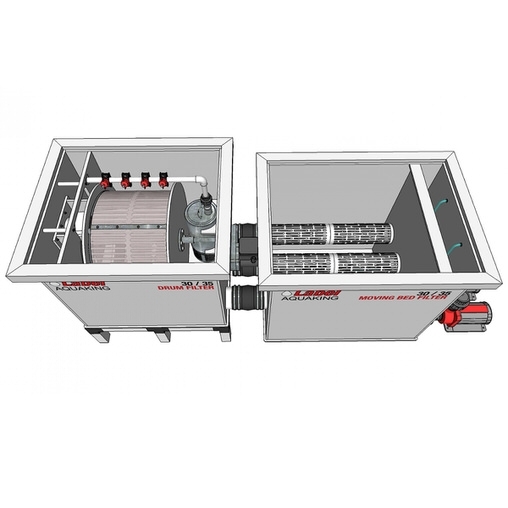 биологический фильтр для пруда (узв) aquaking red label moving bed filter 30/35 AquaKing (Нидерланды) барабанные фильтры