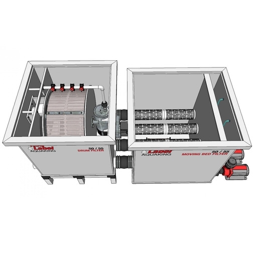 биологический фильтр для пруда (узв) aquaking red label moving bed filter 50/55 AquaKing (Нидерланды) барабанные фильтры