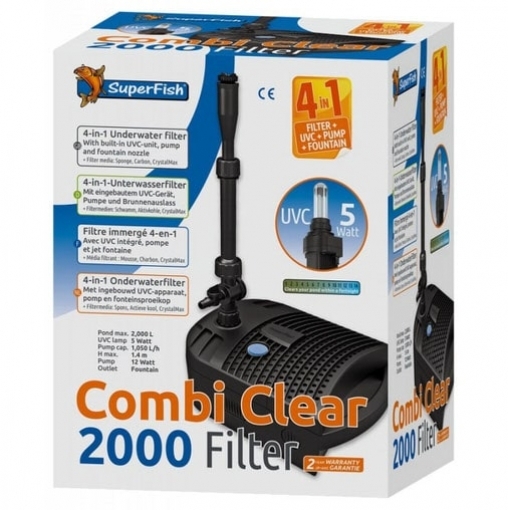 Подводный фильтр для пруда Superfish Combi Clear 2000