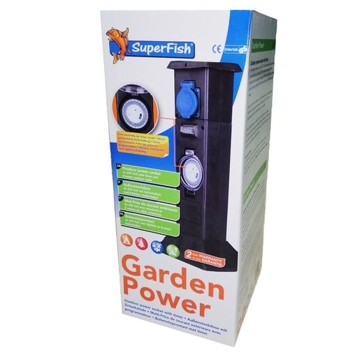 Садовая розетка SuperFish Garden Power с таймером