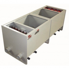четырехкамерный проточный фильтр для пруда aquaking red label 4 chamber filter 25000 AquaKing (Нидерланды) проточные фильтры для прудов