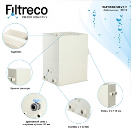 ситчатый фильтр для пруда (узв) filtreco sieve 2 Filtreco (Нидерланды) ситчатые предфильтры