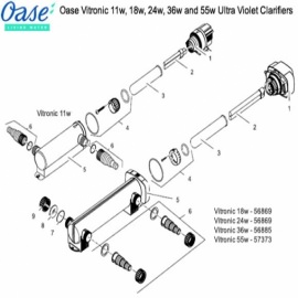 уф-стерилизатор для пруда oase vitronic 36w Oase (Германия) уф-стерилизаторы