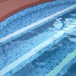 Пленка ПВХ для бассейна Elbeblue line Mosaic blue, противоскользящая (ширина 1.65 м)