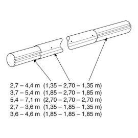 наматывающее устройство (ролета) для солярной пленки vagner 2,7-4,4 м cтационарное Vagner (Чехия) солярная пленка и наматывающие устройства