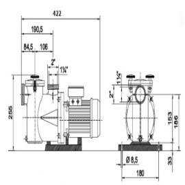 насос для бассейна kripsol nk 25 - 5,6 м3/час Kripsol (Испания) насосы для бассейна