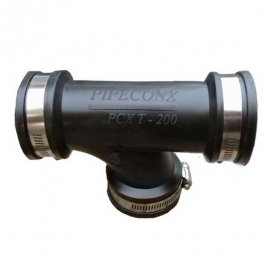 гибкий тройник pipeconx 1&amp;quot;1/2 / 50 мм Pipeconx (США) гибкие резиновые соединения