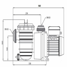 насос для бассейна pentair swimmey sw-8m - 4 м3/ч Pentair (Бельгия) насосы для бассейна