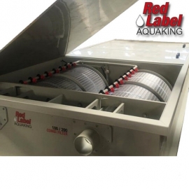 комбинированный барабанный фильтр для пруда (узв) aquaking  red label combi drum filter 100/200 AquaKing (Нидерланды) барабанные фильтры