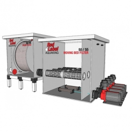 биологический фильтр для пруда (узв) aquaking red label moving bed filter 50/55 AquaKing (Нидерланды) барабанные фильтры