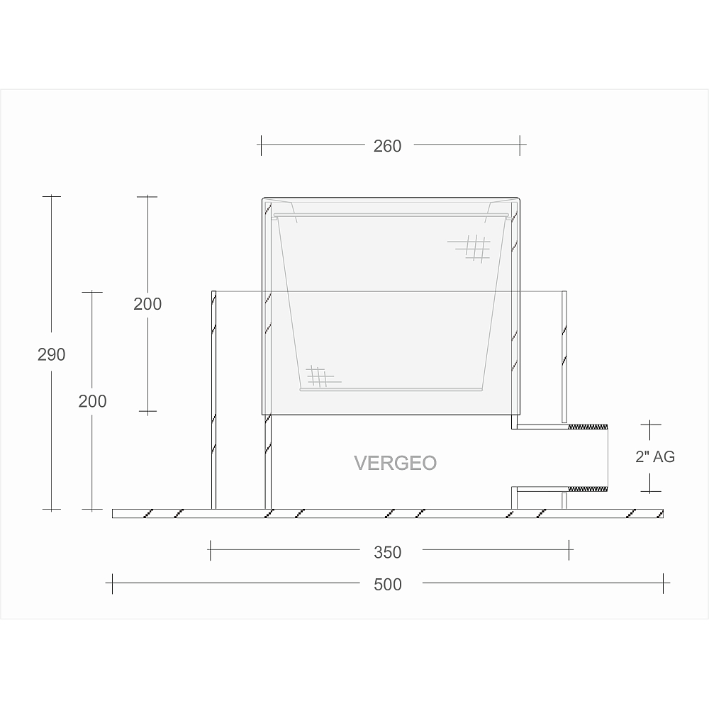 98 Скиммер для ставка VERGEO Skim 300s, 250404 - Інтернет магазин Аквашоп