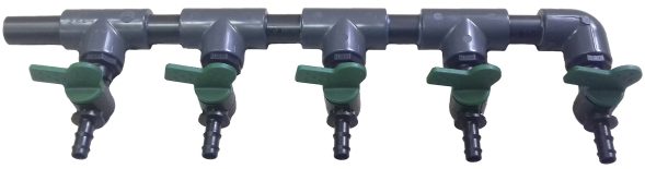 Kran-Aquaking-green_50_30 Kran-Aquaking-green_50_30 Купити розгалужувач повітря пластикоий AquaKing на 5 кранів - Інтернет магазин Аквашоп