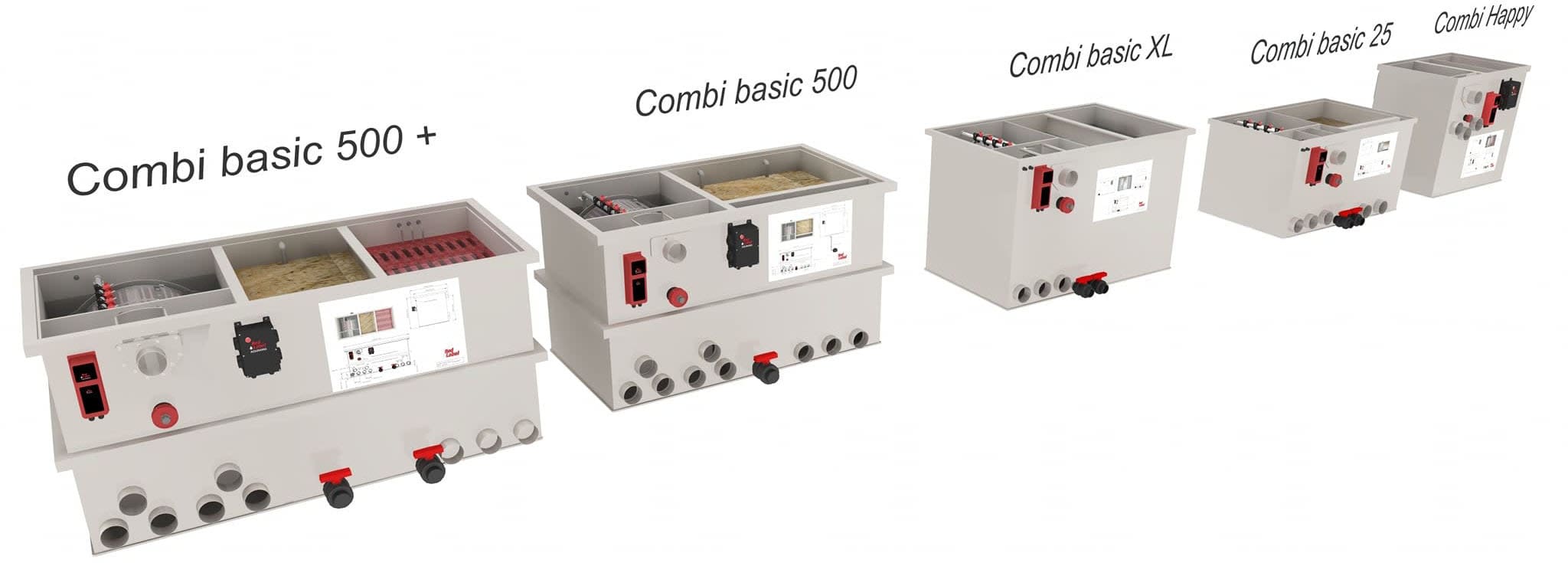 AquaKing_Red_Label_Combi_Filter_Basic_500_31 Купить комбинированный барабанный фильтр для пруда (УЗВ) AquaKing Red Label Combi Filter Basic 500 - Интернет магазин Аквашоп